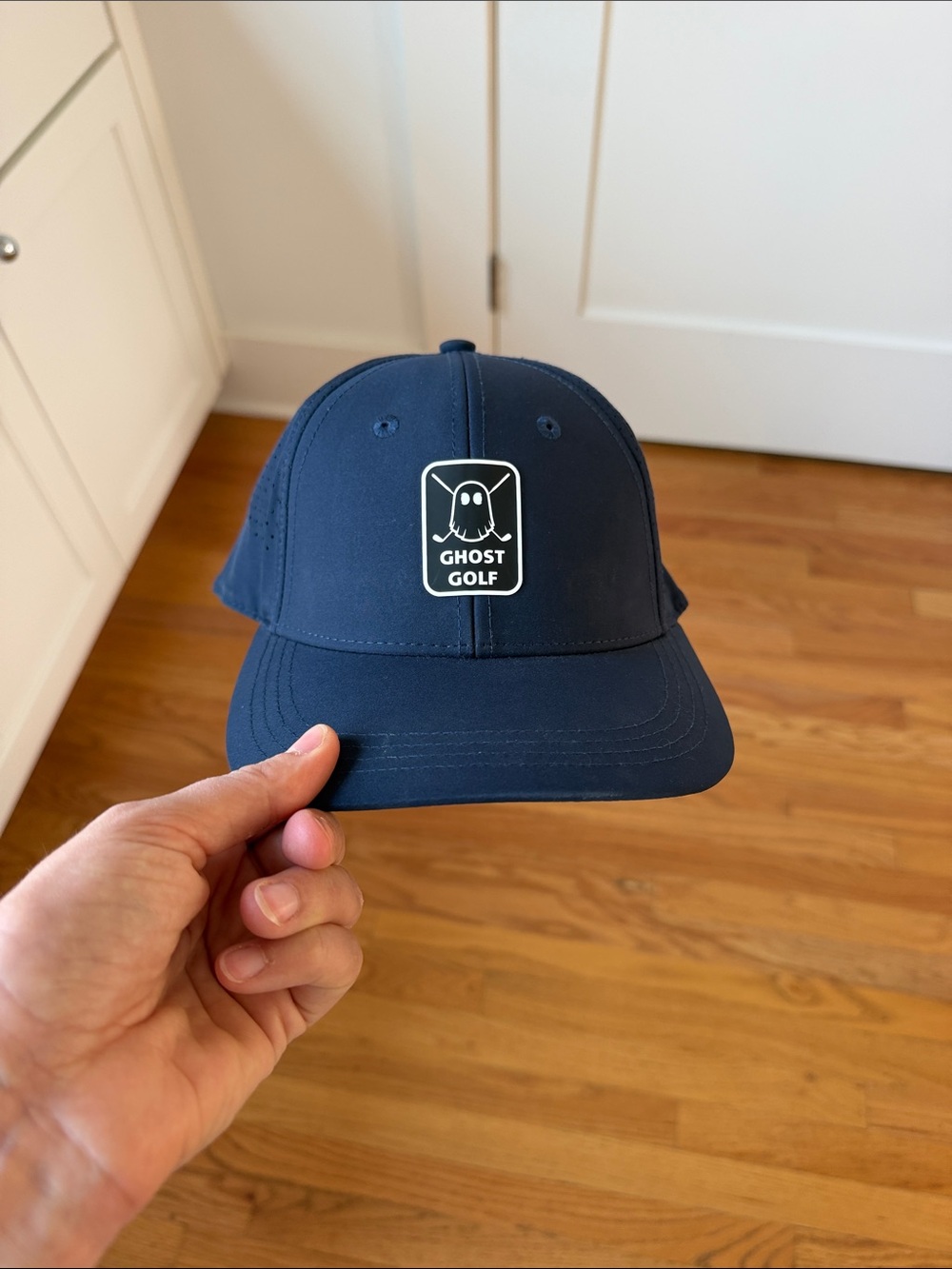 Ghost Golf Men's Navy Logo Cap